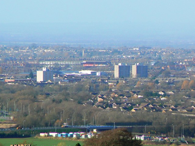 A view north-west of the Ridgeway, Liddington, Swindon