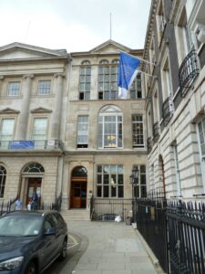 EC flag flying in St James's Square - geograph.org.uk - 2215149.jpg