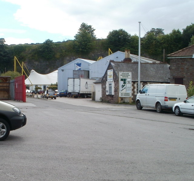 Entrance to Station Industrial Estate, Chepstow