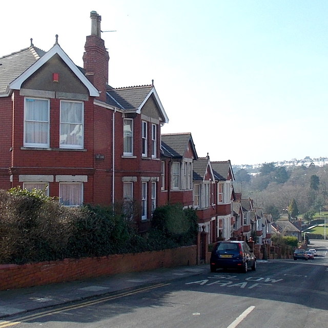Houses on the south side of The Grove, Barry