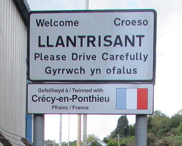 Llantrisant Welcome Sign