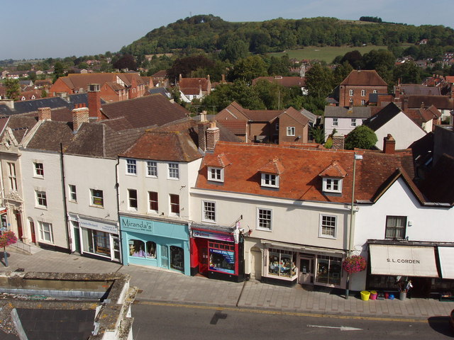 Shops in High Street, Warminster