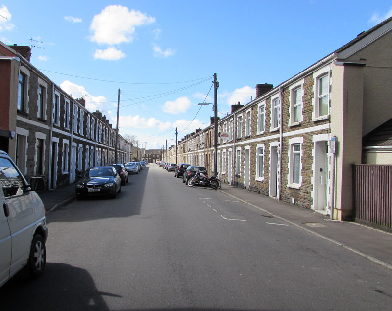 South along Pendrill Street, Neath