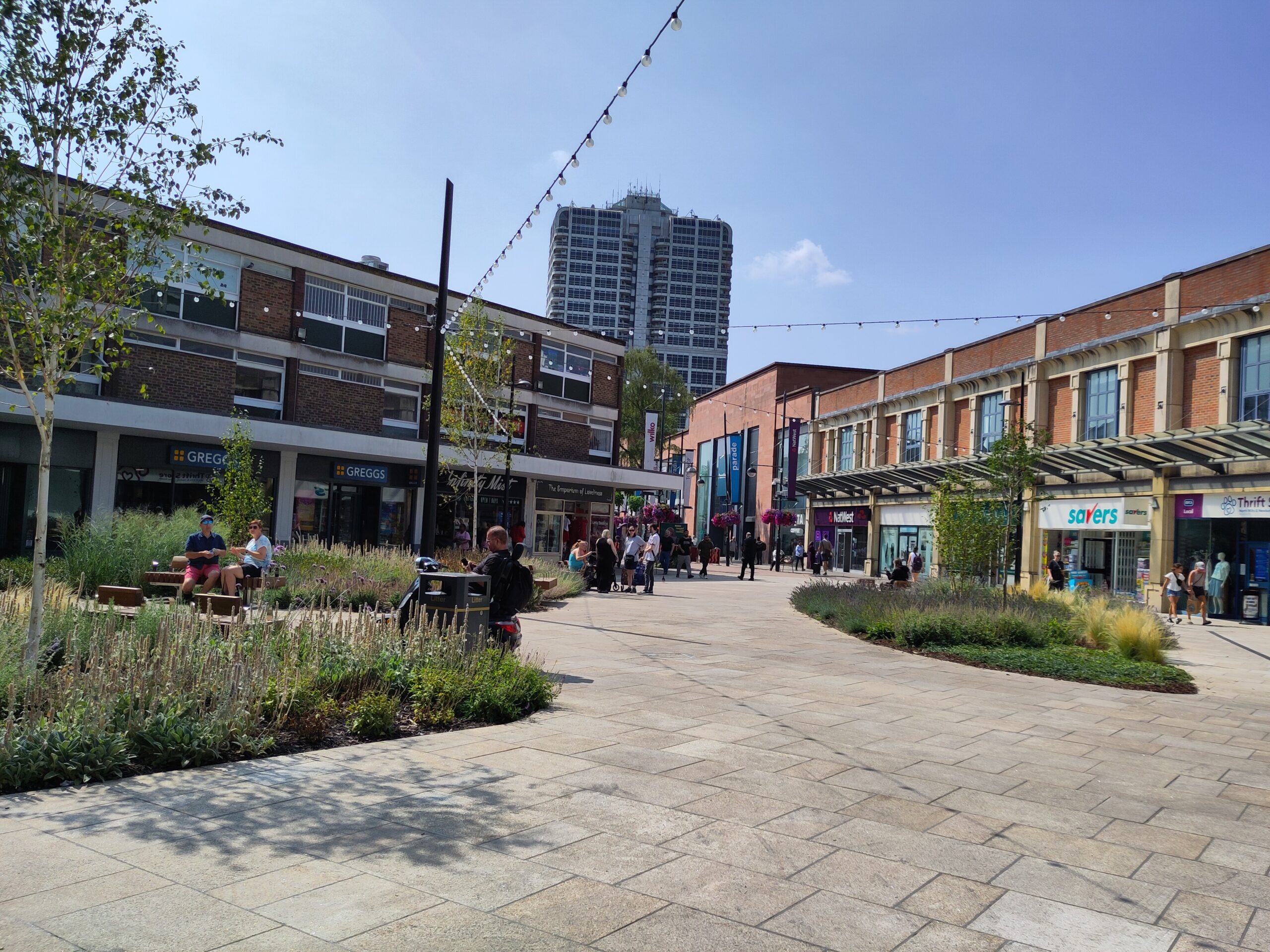 The Parade in the Town Centre of Swindon, Wiltshire